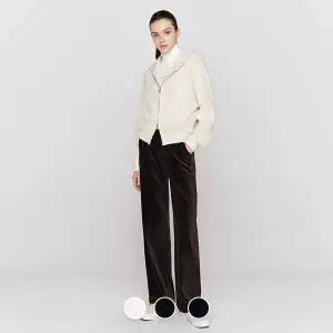 [지오다노] 415924 여 코듀로이 풀밴딩 스트레이트 팬츠