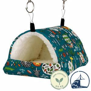 1pc S/M/L/Xl 새장  새의 둥지 겨울 침대 집 창고 걸이식 텐트 플러시 숨기기 방 작은 애완 동물 앵무새