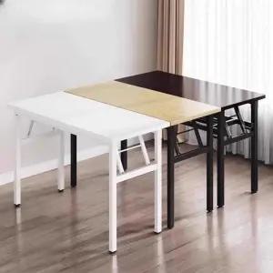 접이식 테이블 접는 식탁 블랙 월넛 간이 보조 책상