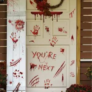 보너게인 할로윈데이 할러윈 할로윈 파티 장식 데코 포토존 스티커 블러드B타입