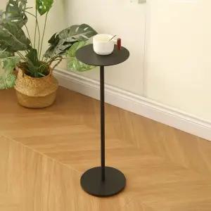 북유럽 미니 티테이블 협탁 찻상 센터 원형 화이트 보조