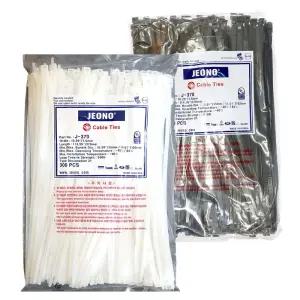 블랙 370mm 케이블타이 전오