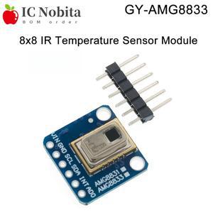 GY-AMG8833 8x8 IR 열화상 카메라 온도 센서 모.듈 Arduino Raspberry Pi용 Grid-EYE 적외선 열전지 어레이