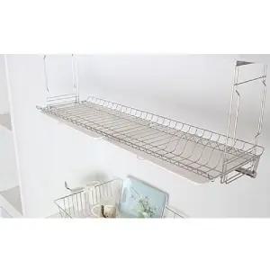 주방용 씽크 선반 800 슬라이드/싱크대/수납/주방/식기/건조기/건조대/그릇/설거지/싱크