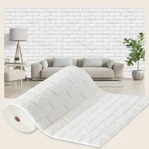 인테리어 벽지 3d 방수 벽돌 80m 스티커 쿠션 벽 시트지 접착식 50m 폼블럭