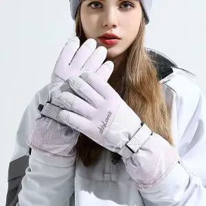 스마트폰터치 미끄럼방지 스키장갑 여성용 방한장갑