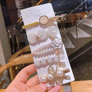 [콩심팥심]여자 헤어핀 스타일 세트 1P 골드 고품질 패션 데일리