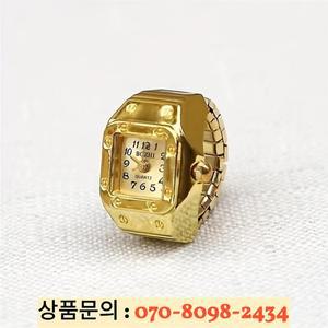 1PC 손가락 시계 남자와 여자의 석영 미니 틈새 시간을 볼 수 있습니다 진정한 반지 추세