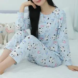 여성 피치 잠옷 상하세트 피치기모 홈웨어 파자마 세트 파자마 잠옷 긴팔홈웨어 간절기 피치 여성 기모세트