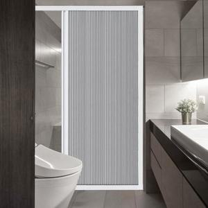 자바라 욕실 도어 건식 쉐도우 침실 슬라이드 알루미늄 백색 전면 무타공자바라커튼 PVC