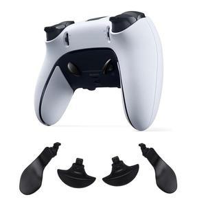 PS5 Edge Dualsense 컨트롤러 교체용 썸스틱 조이스틱 그립 및 패들 4개 블랙