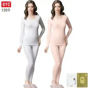 BYC하이퀄리티120수 여성내복상하1세트 BYI6651