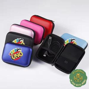 핫 우노 여행용 지퍼 케이스 휴대용 보드게임 카드 보관 패키지 어린이 팬 엔터테인먼트 홀더 미니 가방