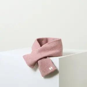 [갤러리아] HIMU5F606P2 [여성] 핑크 로고자수 울혼방 머플러