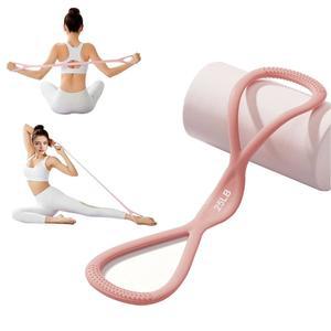발광 저항 밴드, 팔, 등, 어깨 스트레칭용 손잡이 밴드 여성 남성용, 요가 /초보자를 위한 선물, 휴식이 아닌 8가지 형태의 운동
