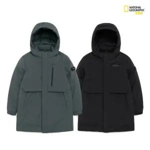 내셔널지오그래픽키즈키즈 유아 아기패딩 키즈 롱기장 점퍼 K224UDW310 택가299,000원 2종 택1 경량