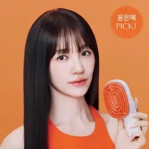 릴리이브 그로우턴 브러쉬 스팀부스터 1개 리프팅 스케일링 탈모완화 두피 마사지기