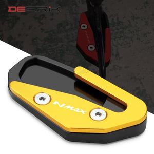 YAMAHA NMAX155 155 2025 용 오토바이 사이드 스탠드 킥 플레이트 확장 지원 발 확대기 패드 액세서리