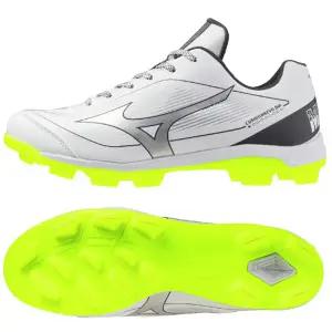 미즈노 포인트화 11GP256045 (화이트+형광연두)