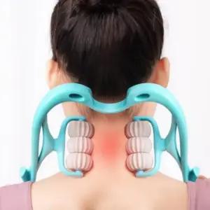 마사지기 목 종아리 지압 회전 소프트 손잡이