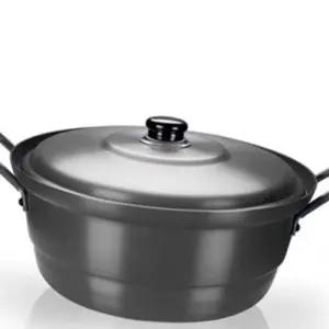 (다올)튀김냄비 45cm 국솥 찜솥 뚜껑 포함