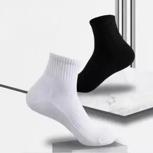 양말 스포츠양말 쿠션 장목 두꺼운 중목 화이트 무지 남성 블랙 여성