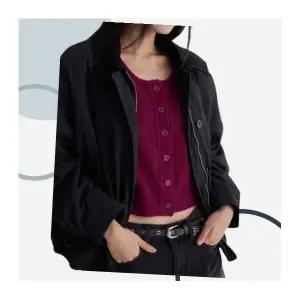 [국내매장정품] 에잇세컨즈 8SECONDS 코듀로이 칼라 패디드 보머 자켓 재킷 네이비 355X39LY5R 129984