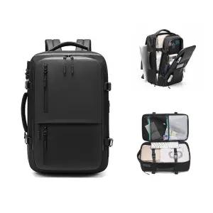 남자 모던 확장형 백팩 TSA잠금 출장 여행 수납력