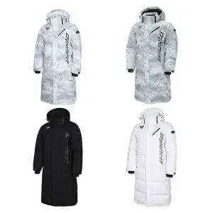 다이나핏 공용 슈퍼노바 로고 벤치 롱 다운 자켓 YUW24531