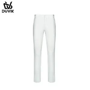 [듀빅] 엠보프린트 사이드 밴드 백기모 남성 골프바지(화이트)