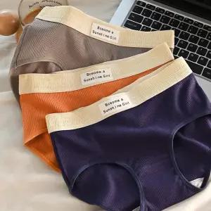 여자 속옷 심플 데일리 레터링 팬티 5종