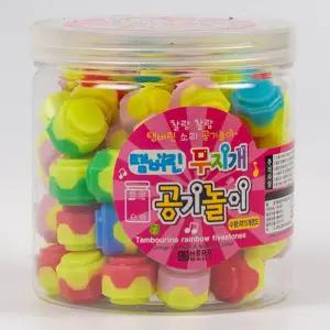 무지개 공기놀이/대용량/공기알/공기/세트/색동/나무/탬버린/고급/독도/전통놀이/가벼운/가정/가정용/게임