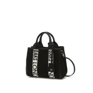 [정품] 닥스 토트백 클래식 심플트 [24FW] [스테디셀러] 블랙 로고프린트 캔버스 WCBA4F565BK 이쁜 가방