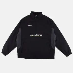 엄브로 풋볼 스탠넥 패딩 아노락 UP421SWTO3 BLK