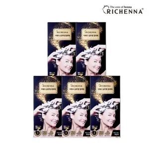 리체나 샴푸형 3분 염색제 5박스