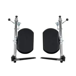 휠체어 다리 받침대 올리기 장착 보호 액세서리 회색 레스트 발판 변기 스틸