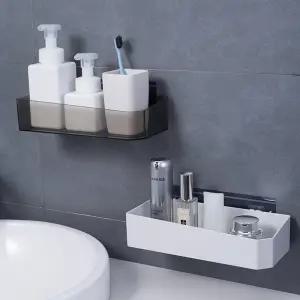 욕실 화장실 샴푸 수납 무타공 벽 선반 거치대 욕실선반 화장실선반