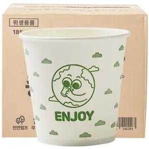 스파클 종이컵 1000개입 (1box) 종이컵 185ml