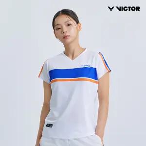 빅터아울렛 VICTOR 여성 반팔 티셔츠 25AGW001F 배드민턴 탁구 스쿼시 스포츠웨어 (25AGW001F)