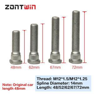 5조각 스플라인-14MM 단조 12.9 휠 스플라인 나사 M12 x 1.5M12x1.25 for Toyota Nissan Mitsubishi Subaru