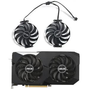 95MM 5 핀 CF1010U12S 듀얼 RX 6700XT 6600XT GPU 쿨러 ASUS Radeon Dual RX 6600 6600XT 6700XT 그래픽