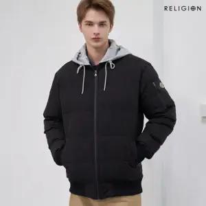 [RELIGION(릴리전)] 25FW 남성 디테처블 후드 패딩 점퍼 1종