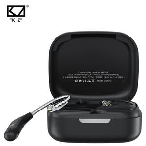KZ AZ09 HD Bluetooth 호환 모듈 5.2 헤드폰 무선 업그레이드 케이블 HIFI 이어훅 CPIn(충전 빈 포함)