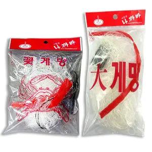 게망 대형 꽃게망 참게 꽃게 낚시 게바늘 게포획망 그물망 그물 통발 게낚시 포획망 채비