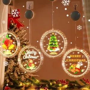 3D 원형 컬러크리스마스 데코LED 조명 21cm 대형 크리