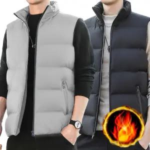 패딩 무지 경량 조끼 겨울 낚시 등산조끼