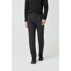 코오롱스포츠 남성 원턱 레귤러핏 팬츠 블랙겨울기모 JWPNW24261CIN 1382498