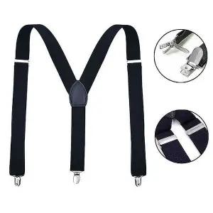남성 옷고정집게 정장 멜빵끈 바지벨트 서스펜더