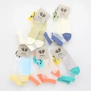 [셀러허브 패션]아동양말 시스루망사 11-12세(6호) 5켤레 N174525