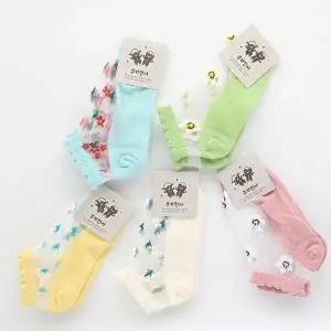 [셀러허브 패션]아동양말 시스루망사 9-10세(5호) 5켤레 N174514